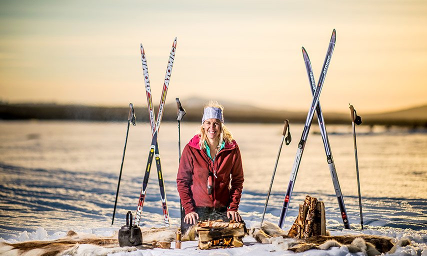 Skidtur med fika på ICEHOTEL