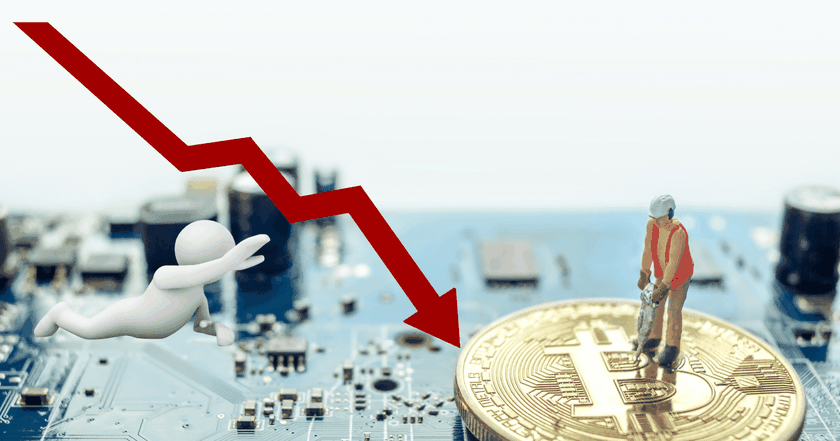 Bitcoins prisnedgång: Minskade inkomster för miners