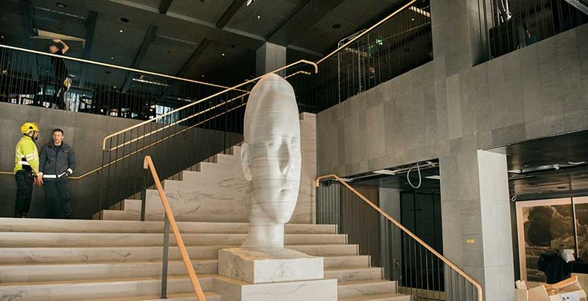 Entrétrappan som Petter Stordalen är extra stolt över hos At Six. 