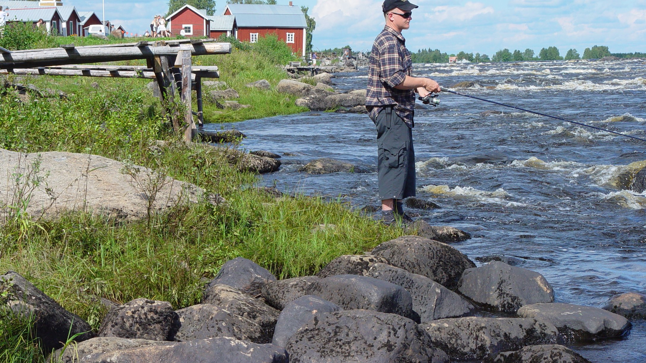 strandfiske i kukkolaforsen