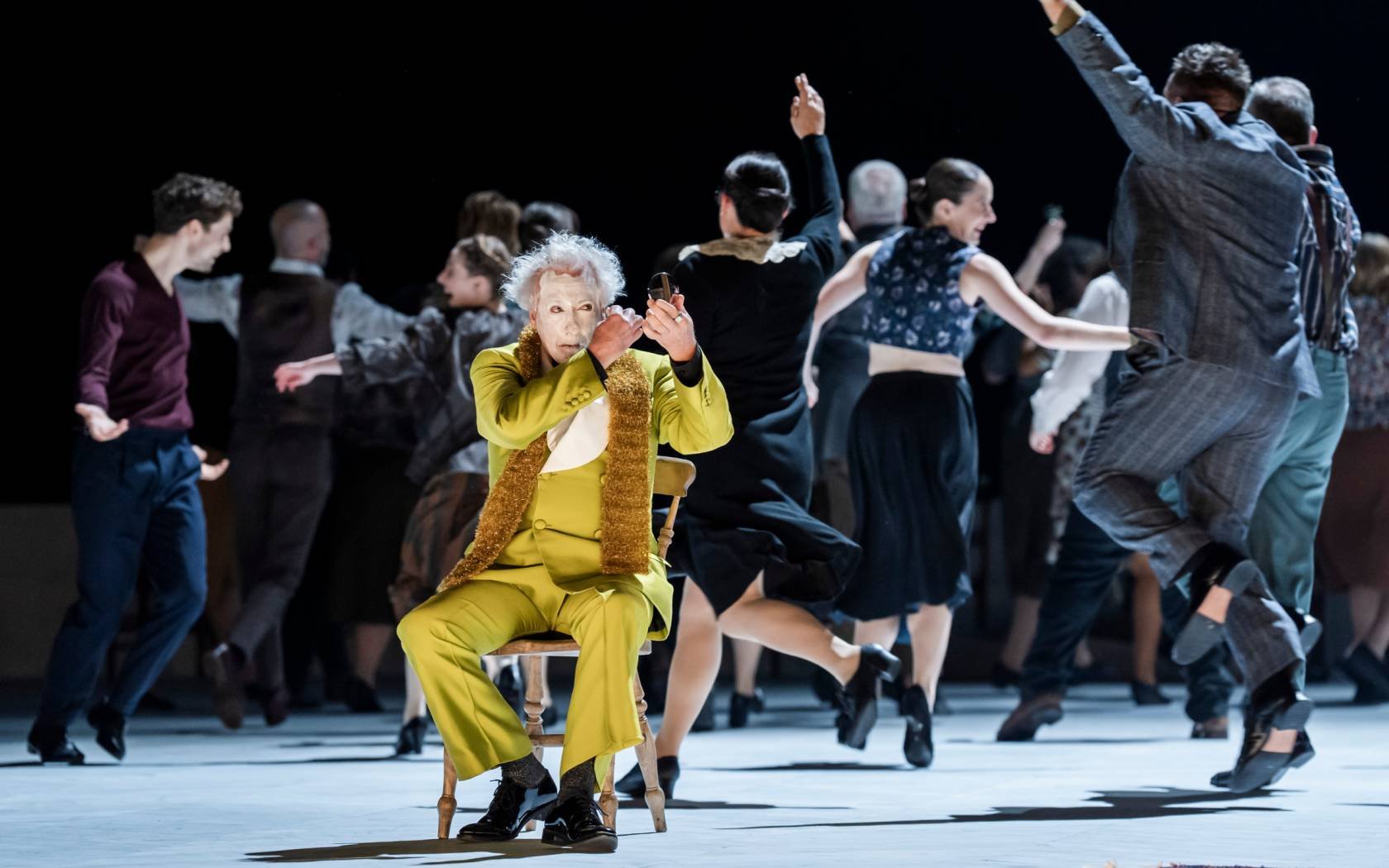 Christopher Mortagne as Monsieur Triquet in Eugene Onegin.