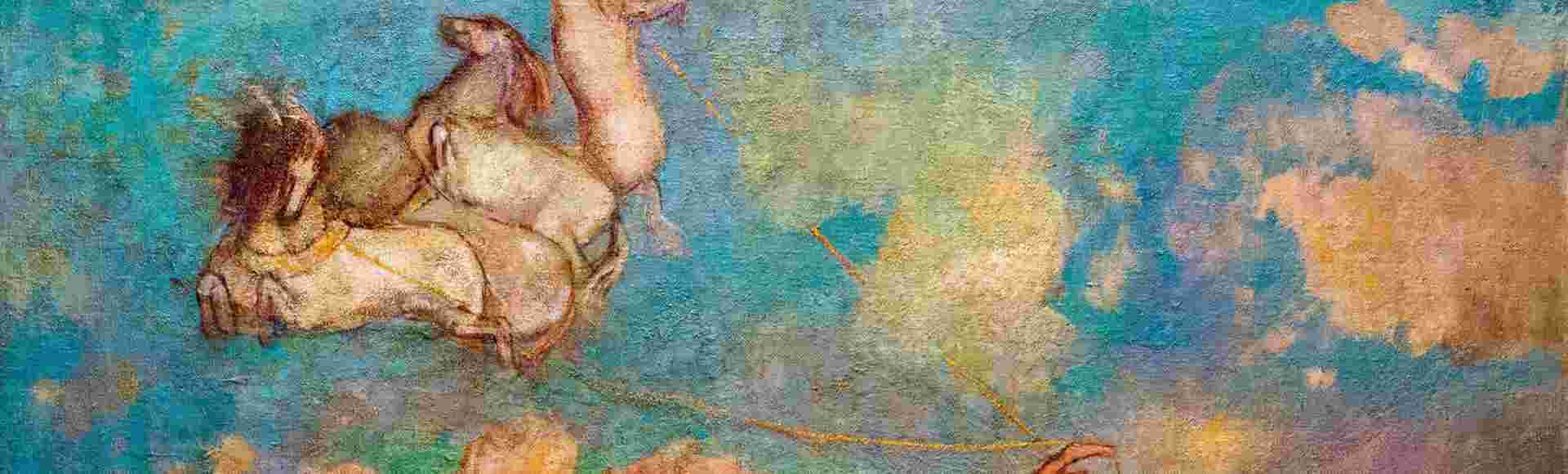 The Chariot of Apollo by Odilon Redon (1840-1916).