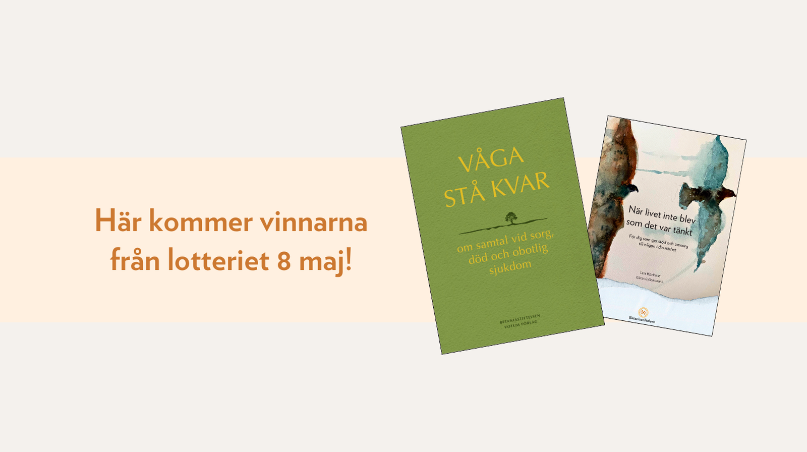 Här kommer vinnarna från utlottningen på PKC-dagen 8 maj!