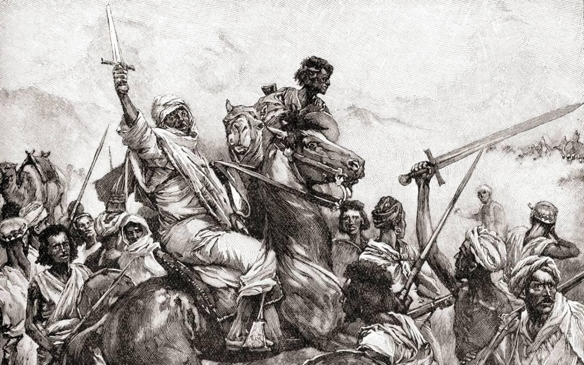 The battle of Toski in Egypt, 1889 between Anglo-Egyptian forces and Mahdist Sudanese.