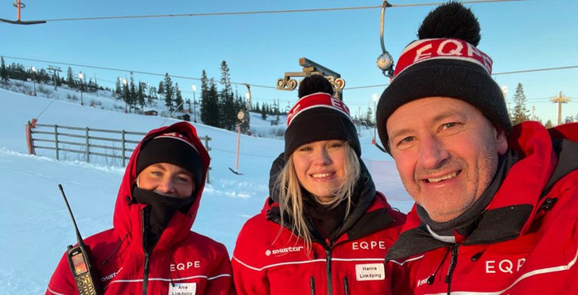 Stefan Sjöstrand, vd på Skistar hoppade in och skötte liften i Sälen.  Privat