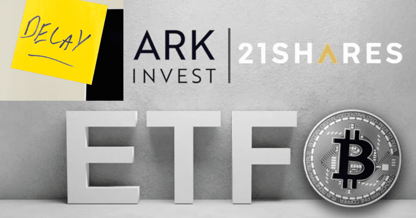 Beslut om ARK 21Shares Bitcoin ETF skjuts upp till nästa år av SEC