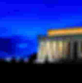 The Lincoln Memorial in Washington DC.