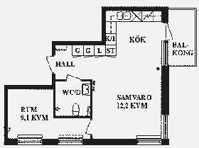 PlanlösningMagistervägen 9