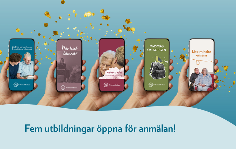 Fem utbildningar öppna för anmälan i nya utbildningsportalen