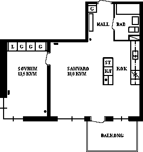 PlanlösningÖbackavägen 14 A
