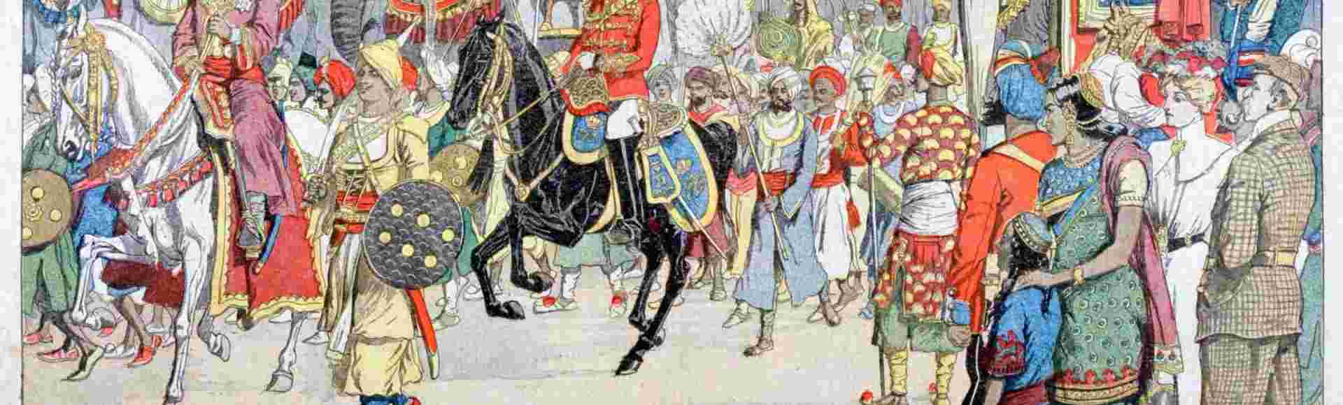 A depiction of the 1903 Delhi Durbar in Le Petit Journal, a contemporary Parisian newspaper.