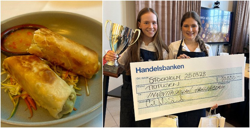 Ella Frölander och Annabelle Teikari är Sveriges bästa högstadiekockar.