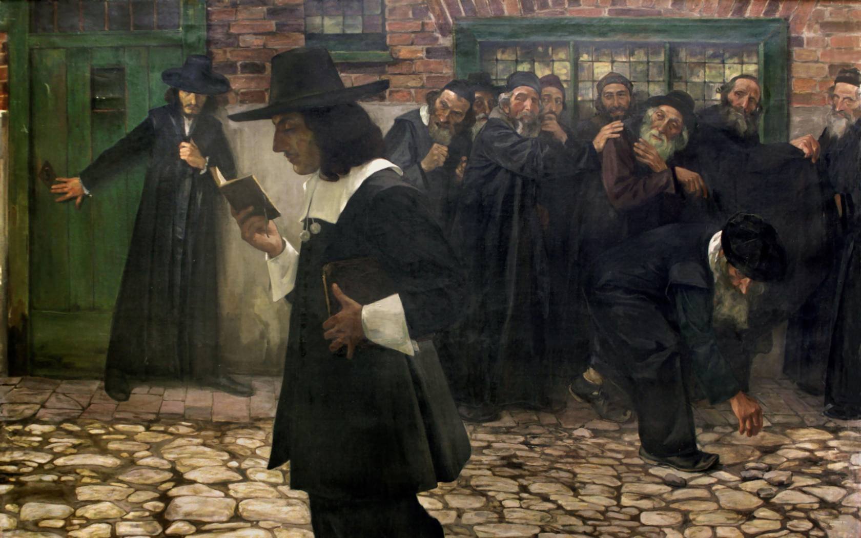 Painting of Spinoza.