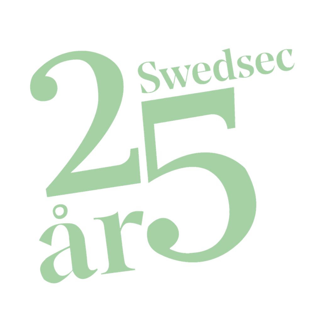 Swedsec logga 25-år till hemsida