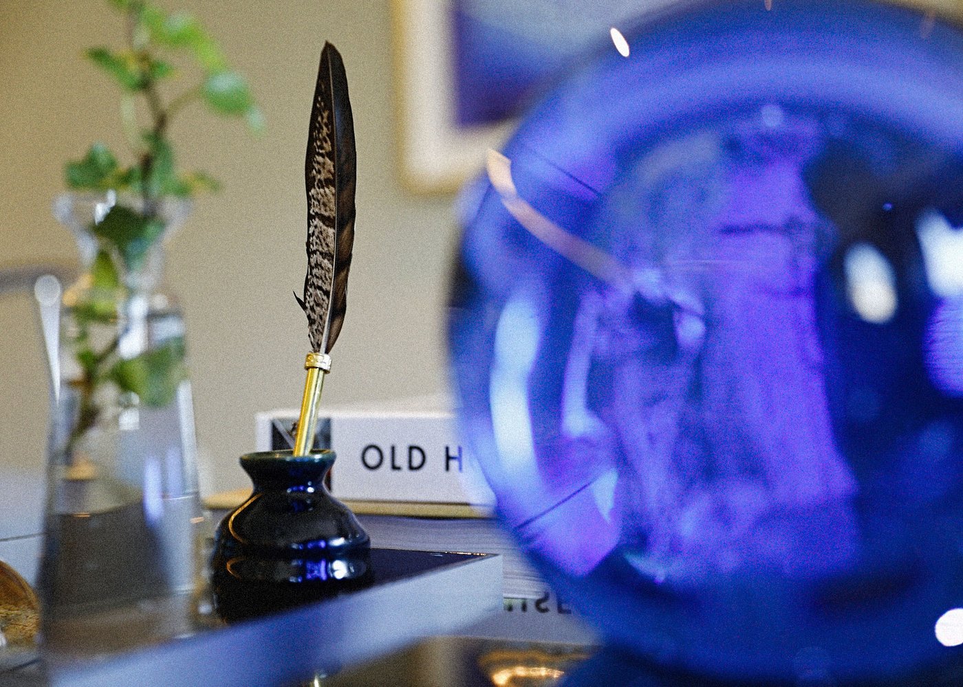 Bild på fjäderpenna.