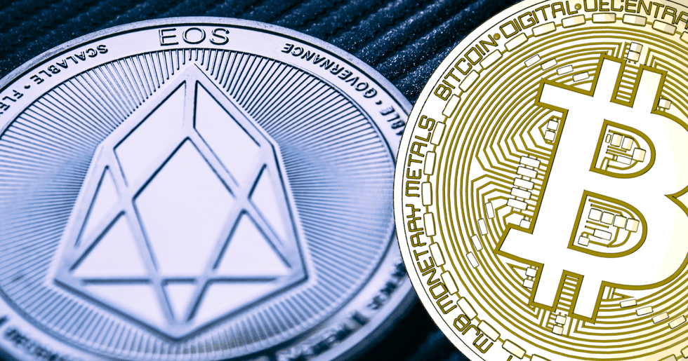 Eos rallies over 11 percent on soaring crypto markets.