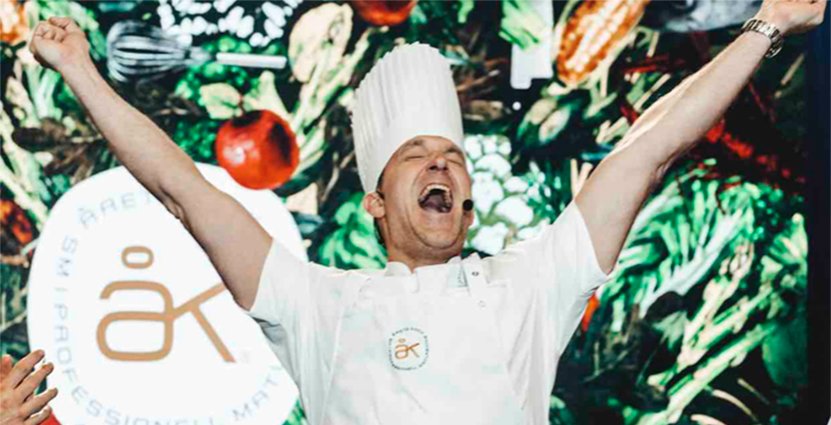 Martin Moses från SK Mat och Människor blev Årets Kock 2019. Foto: Pressbild