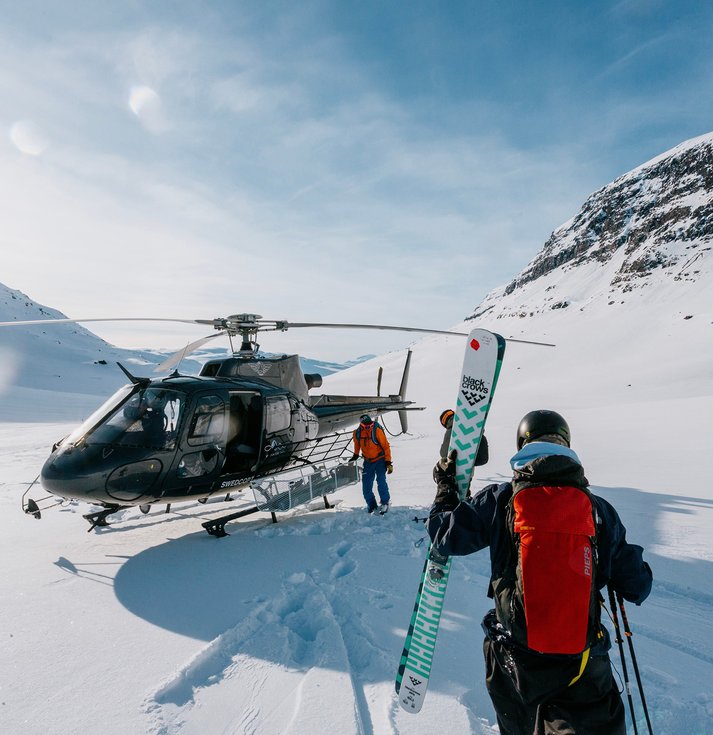 heliski i Riksgränsen