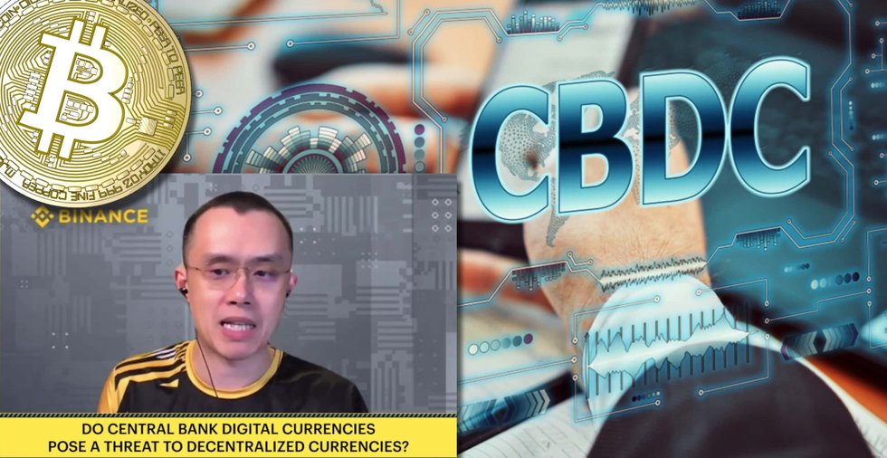Binance's CEO: Central bank-issued digital currencies may pose a threat to bitcoin