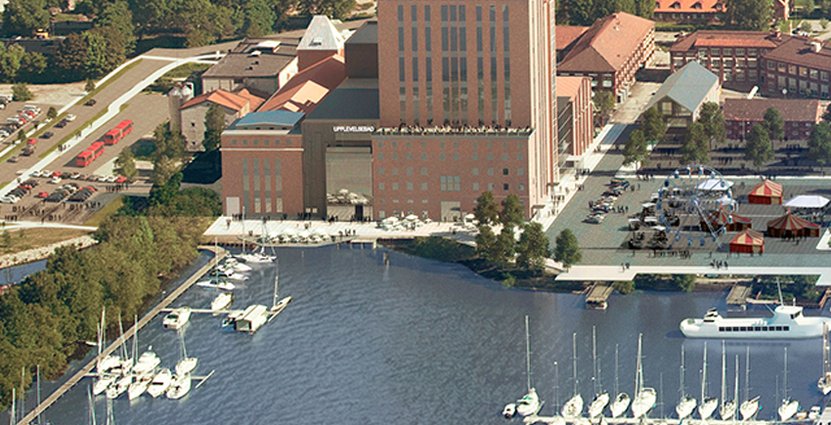 Det föredetta ångkraftverket ska från och med nästa år locka hotell- och spagäster till Västerås. 