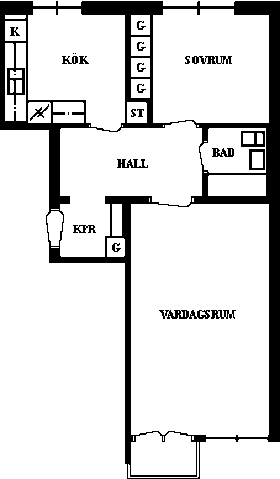 PlanlösningNydalavägen 6 B