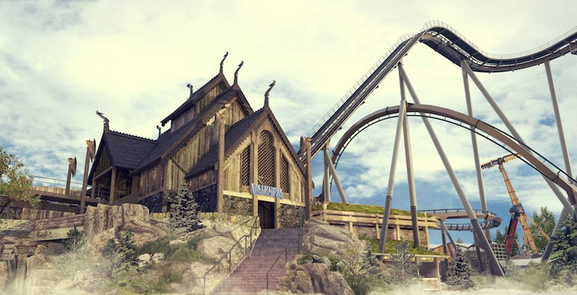 Valkyria kommer att bli Sveriges första Dive Coaster – en berg- och dalbana med ett vertikalt fall. 