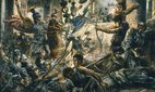 Lucius Cornelius Sulla and his army fighting their way into Rome in 82 B.C.
