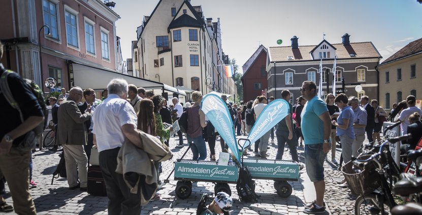 Runt 30 framträdanden under Almedalsveckan berör besöksnäringen. Foto: Felicia Andreasson