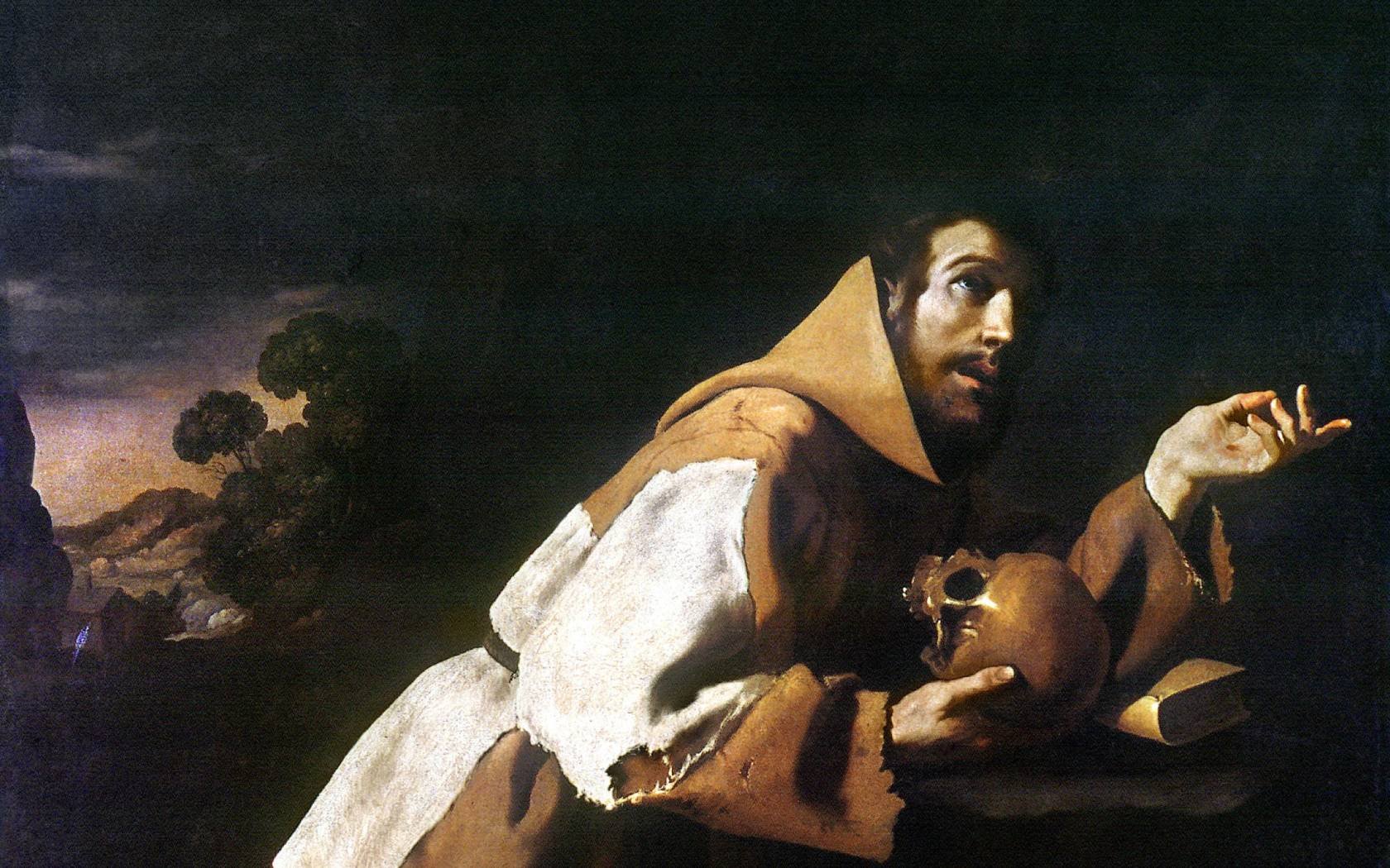 Francisco de Zurbaran's 'St. Francis of Assisi'.