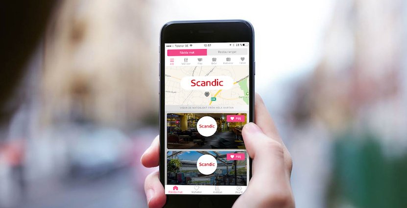 Hotellkänsla hemma? Tack vare en app kan man numera köpa med sig hotellmaten till halva priset.  