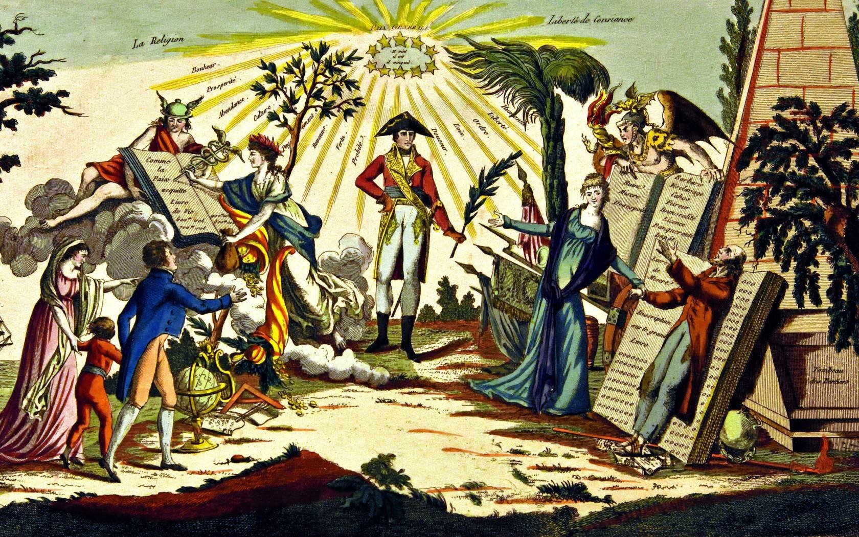 rise of napoleon french revolution cartoon