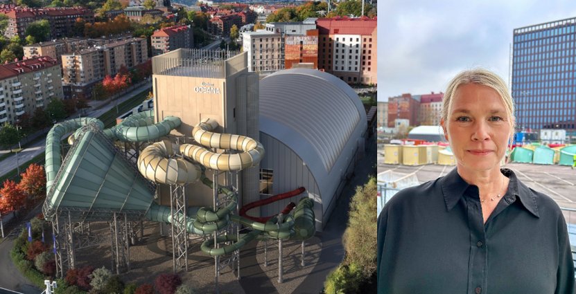 Marie Löwkrantz är projektledare för byggarbetet på Oceana. Rendering: Quarry Fold Studio