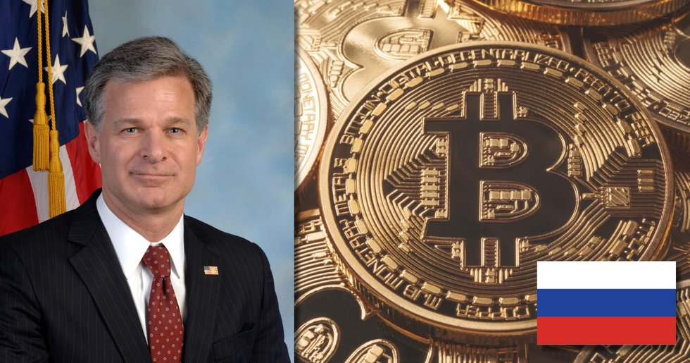 FBI-chef: Ryssland överskattar nyttan av kryptovalutor för att undvika sanktioner