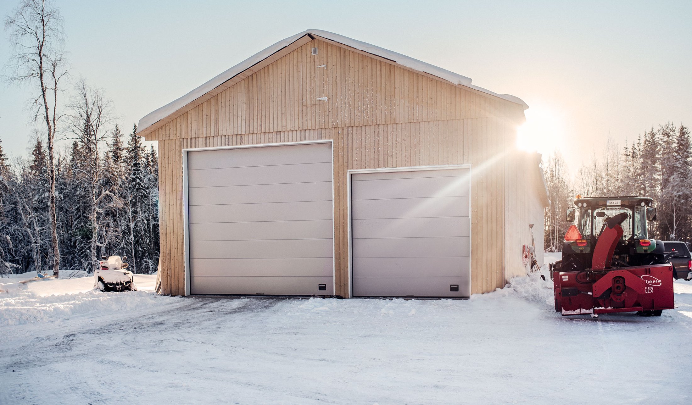 Maskinhall med järnvitriol
