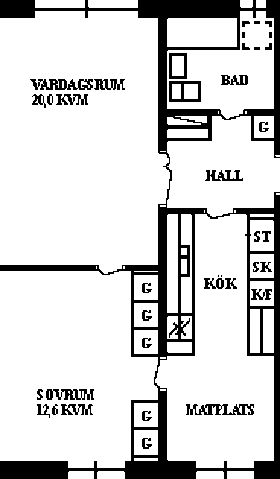 PlanlösningHistoriegränd 20 B