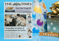 Today bitcoin turns ten years – Bitmex celebrates by advertising on front page of The Times