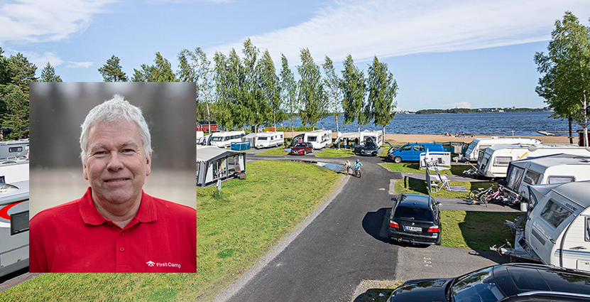 First Camp Arcus, Luleå, var en av de destinationer som gick bäst i juli. Mikael Wåhlund, Regionchef Nord First Camp är positiv. Foto: First Camp