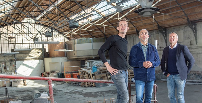 Än finns ingen tydlig idé om hur restaurangen i den K-märkta<br />
 byggnaden ska se ut, säger Bengt Linde (th). Foto: Götaplatsgruppen