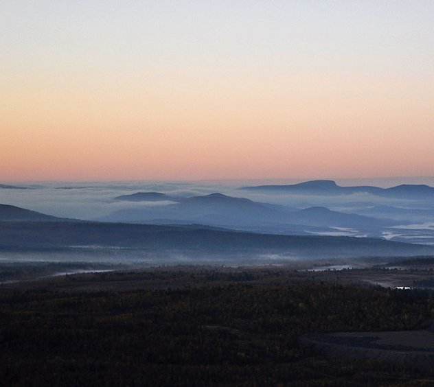 Vy från Luossavaara