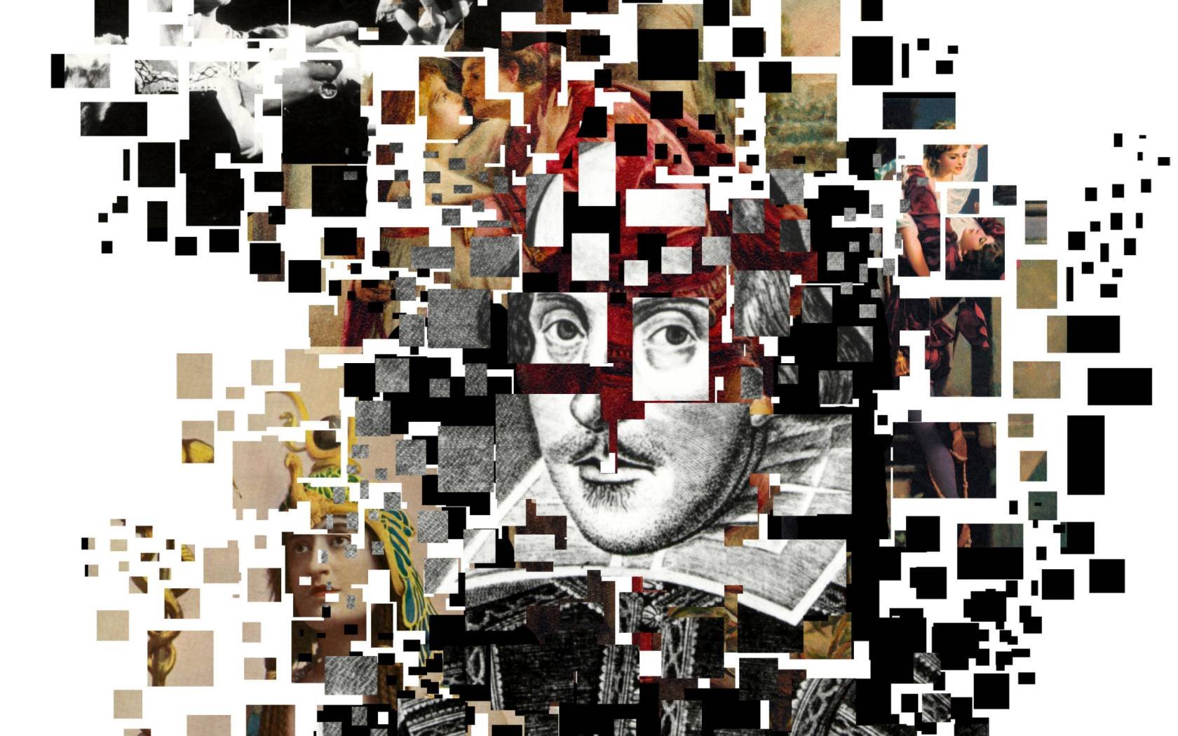 William Shakespeare collage.
