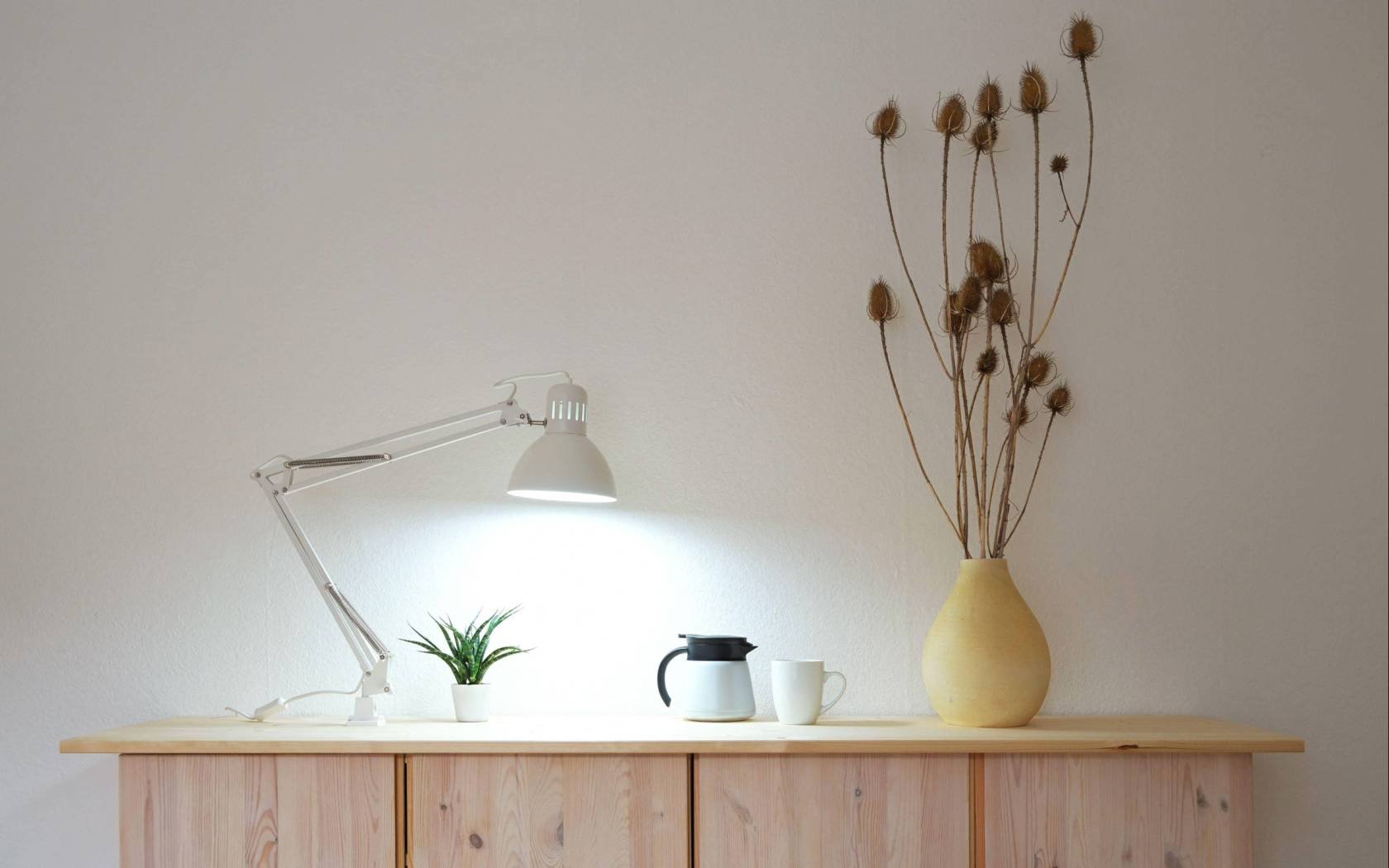 A sideboard in the style of minimalism.