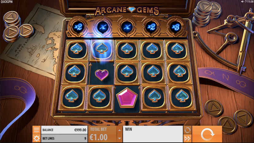 Arcane gems quickspin