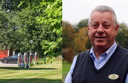 Laddstolparna har laddat Toftaholm Herrgård
