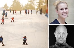 Skidåkning och snöglädje i hemmabackarna