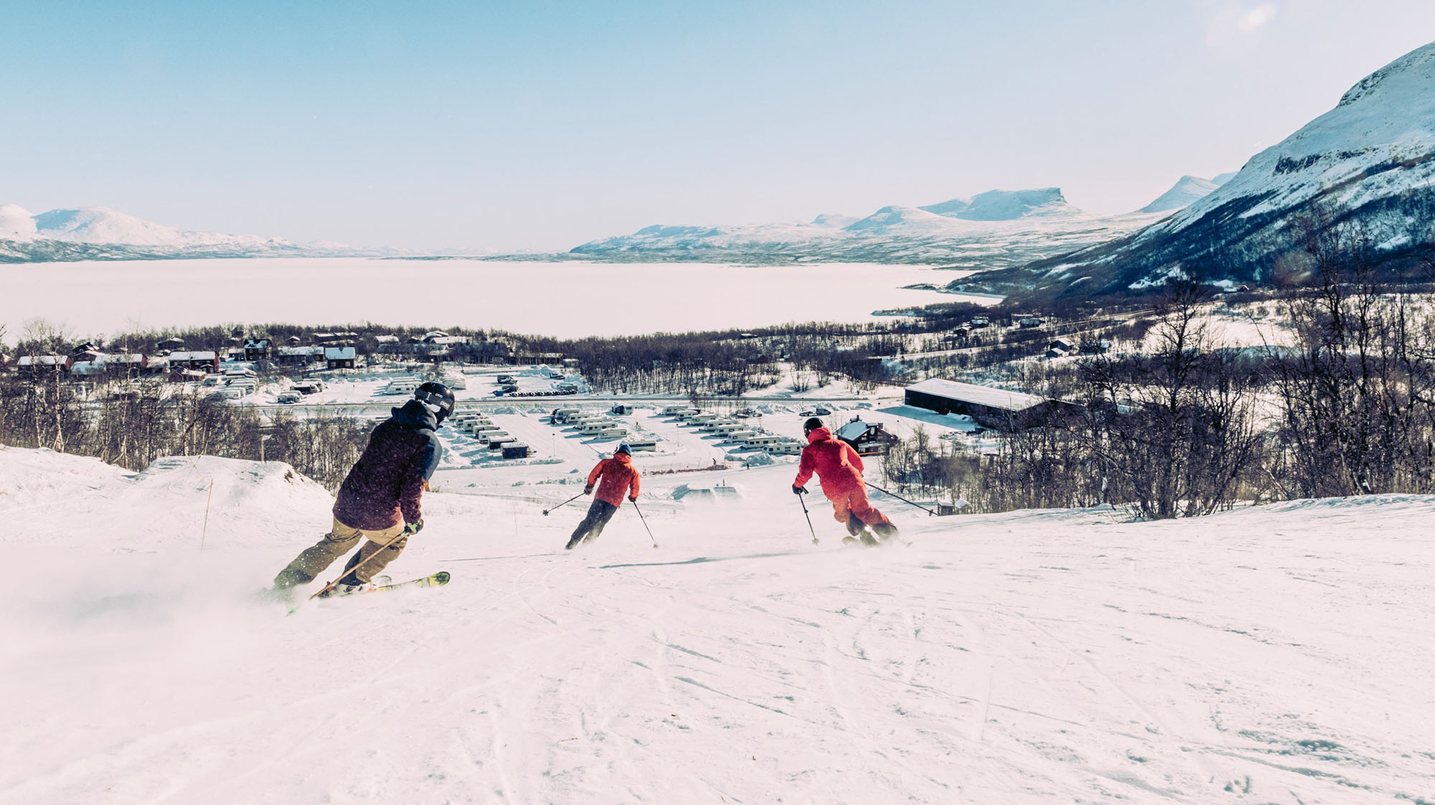 Björkliden ski resort Kiruna