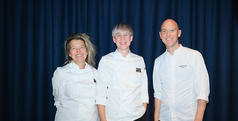 Lisa Lönner, Emelie Nielsen och Klas Lindberg under en lyckad TakeOver Foto: Kajsa Lorentzon
