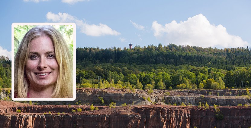 Anna Bergengren leder projektet att göra platåbergslandskapet<br />
 till Sveriges första Unesco globala geopark. 