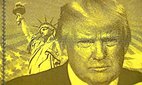 Trump gold card souvenir.