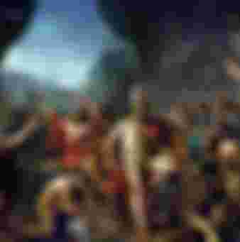 Leonidas at Thermopylae, by Jacques-Louis David, 1814.