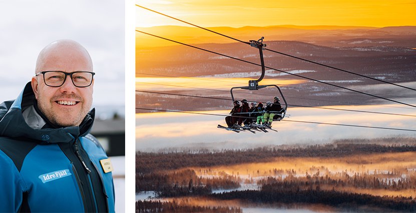 Andreas Starenhed, vd för Idre Fjäll. Foto: Idre Fjäll
